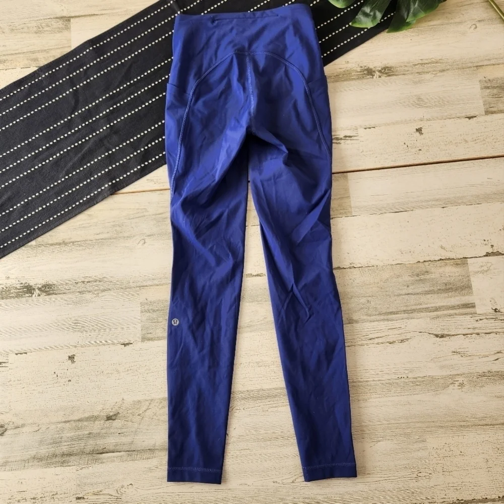 Lululemon Swift Speed High Rise Tight Leggings Psychic Blue Size 4